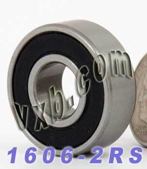 1606-2RS Sealed Bearing 3/8" x 29/32" x 5/16" Miniature - Buy Bearings online