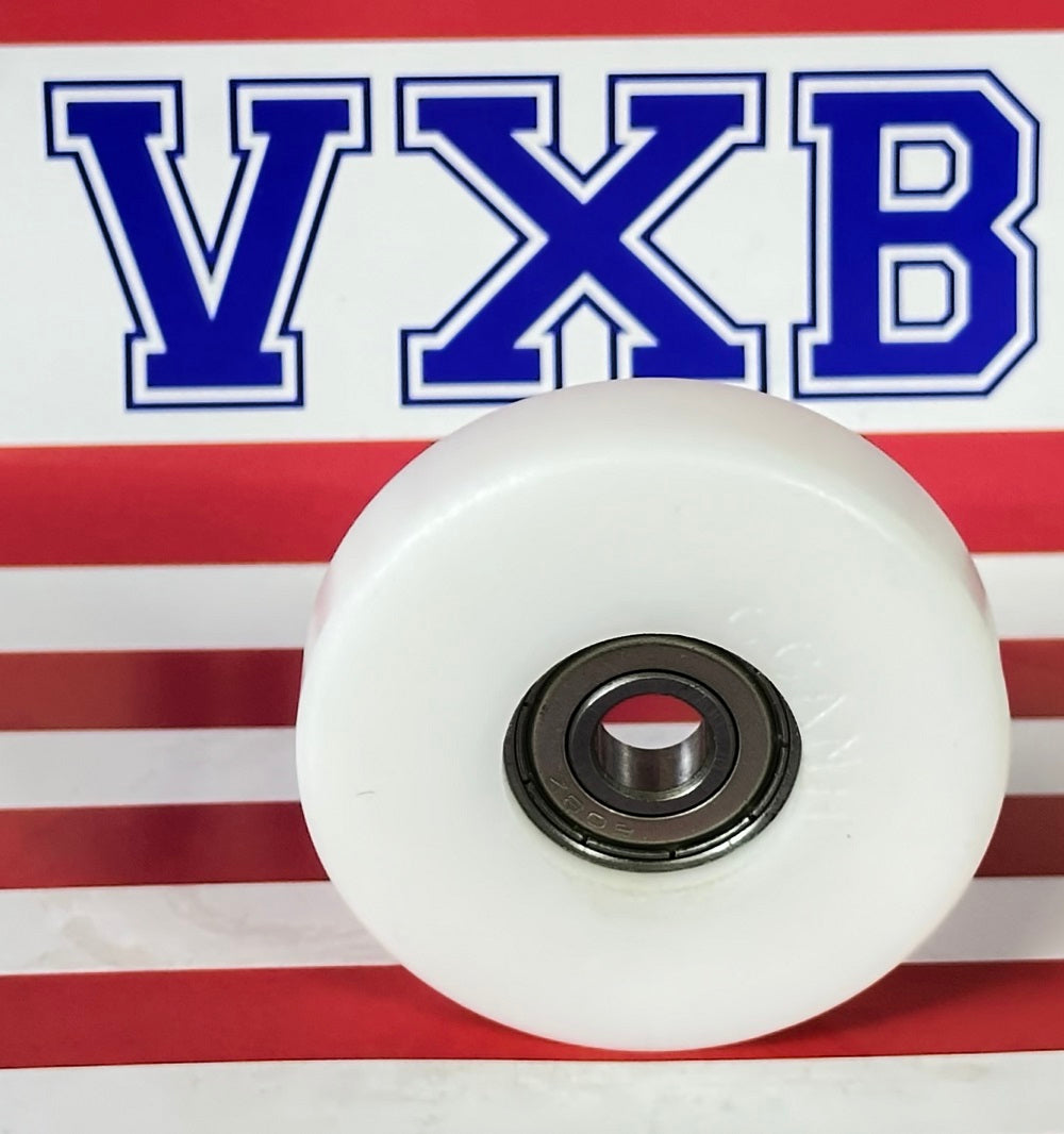 8mm Bore Bearing - 50mm White Plastic Tire 8x50x12mm - Buy Bearings online