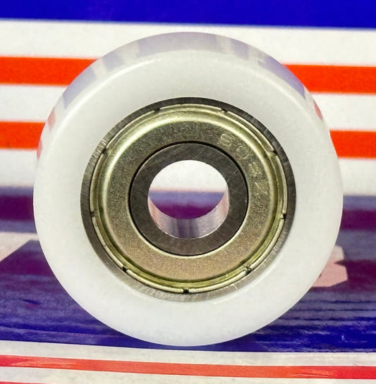 8mm Bore Bearing - 30mm White Plastic Tire 8x30x8.5mm - Buy Bearings online