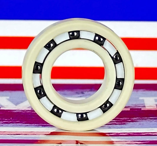 6901 PEEK Ball Bearing - Si₃N₄ Ceramic Balls - PTFE Cage - 12x24x6mm - Buy Bearings online