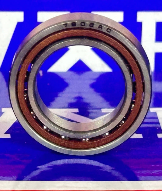 7802AC Angular Contact Bearing 15mm x 24mm x 5mm - Buy Bearings online
