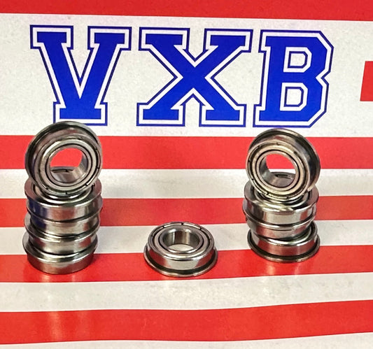Pack 10 Flanged Bearing 9x17x5mm - Shielded - Miniature - Buy Bearings online