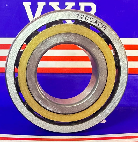 7206ACM Angular Contact bearing Bronze Cage 30x62x16mm - Buy Bearings online