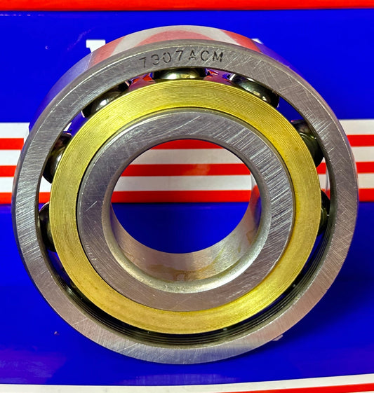 7307ACM Angular Contact bearing Bronze Cage 35x80x21mm - Buy Bearings online