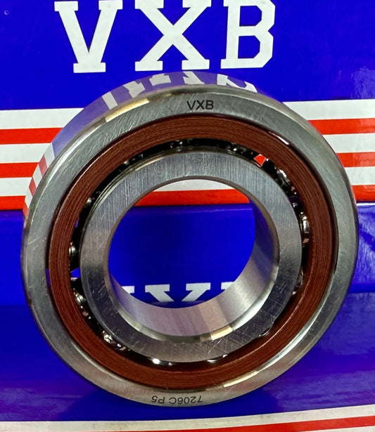 7206C P5 High Precision Angular Contact Bearing 30x62x16mm ABEC-5 - Buy Bearings online
