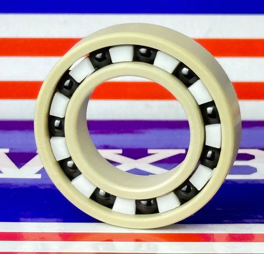 6903 PEEK Ball Bearing - Si₃N₄ Ceramic Balls - PTFE Cage - 17x30x7mm - Buy Bearings online