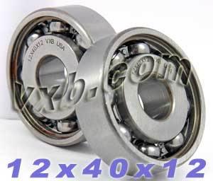 2 Ball Bearing 12x40x12 Open - Buy Bearings online