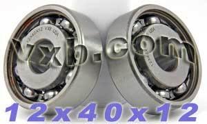 2 Ball Bearing 12x40x12 Open - Buy Bearings online