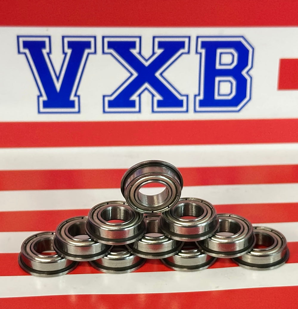 Pack 10 Flanged Bearing 9x17x5mm - Shielded - Miniature - Buy Bearings online