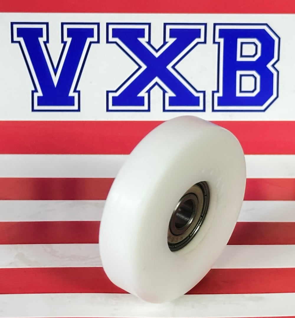 8mm Bore Bearing - 50mm White Plastic Tire 8x50x12mm - Buy Bearings online