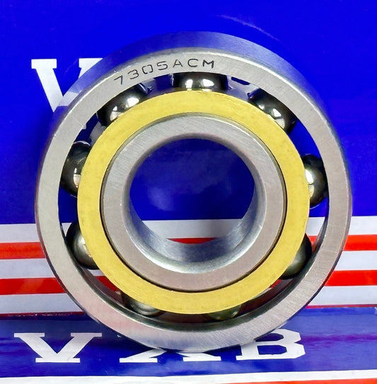 7305ACM Angular Contact bearing Bronze Cage 25x62x17mm - Buy Bearings online