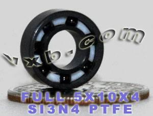 5x10x4 Full Ceramic Bearing Silicon Nitride Miniature - Buy Bearings online