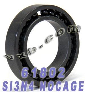 61802 Full Complement Full Ceramic Bearing 15x24x5 Si3N4 - Buy Bearings online