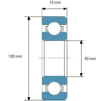 61816-2RS1 Bearing Deep Groove 61816-2RS Ball Bearing - Buy Bearings online