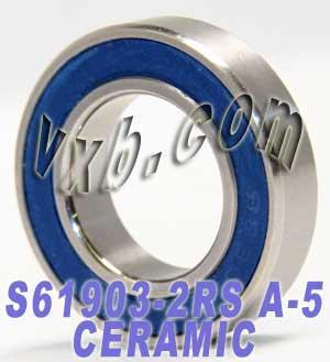 61903-2RS Hybrid Ceramic Bearing 17x30x7 Stainless Steel ABEC-5 Quality - Buy Bearings online