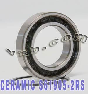 61905-2RS Hybrid Ceramic Ball Bearing 25x42x9 Sealed Si3N4 Bearing - Buy Bearings online