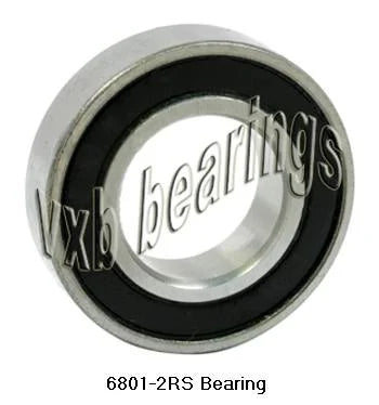 6801-2RS Bearing - Deep Groove Ball Bearing 6801RS - Buy Bearings online