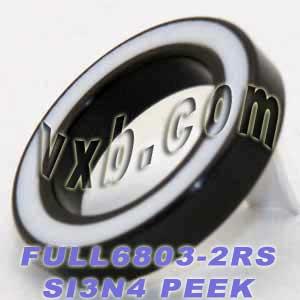 6803-2RS Full Ceramic Sealed Bearing 17x26x5 Si3N4 - Buy Bearings online
