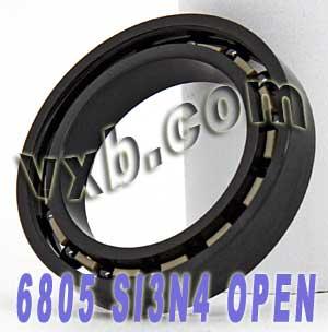 6805 Full Ceramic Open Bearing 25x37x7 Si3N4 - Buy Bearings online