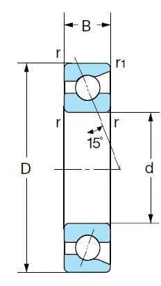 7909CYU/GLP4 Nachi Angular Contact Bearing 45x68x12 ABEC-7 Bearing - Buy Bearings online