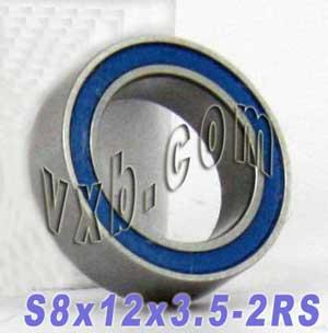 8x12 Sealed Bearing 8x12x3.5 Stainless Steel Miniature - Buy Bearings online