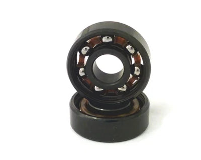 Chrome Steel 608B Miniature Open Ball bearing - Nylon Cage 8x22x7mmm - Buy Bearings online