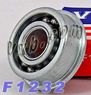 F1232 Flanged Full Complement Ball Bearing 3/8" x 1" x 7/16" - Buy Bearings online