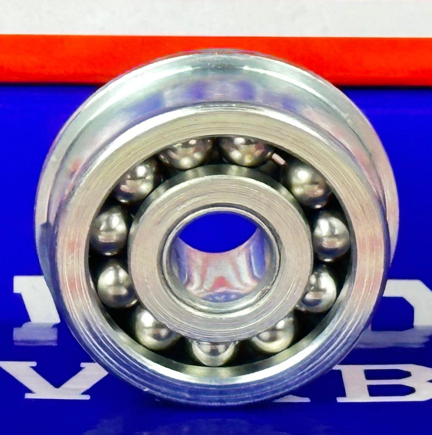 F1244 Flanged Bearing - Full Complement - 3/8" x 1-3/8" x 1/2" - Buy Bearings online