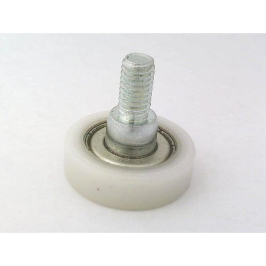 Flat Nylon Ball Bearing - 24mm White Plastic Tire for sliding doors & windows - Buy Bearings online