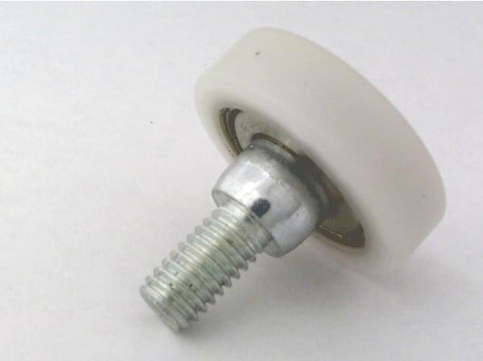Flat Nylon Ball Bearing - 24mm White Plastic Tire for sliding doors & windows - Buy Bearings online