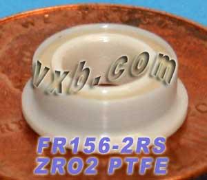 FR156-2RS Full Ceramic Flanged Bearing 3/16" x 5/16" x 1/8" ZrO2 - Buy Bearings online