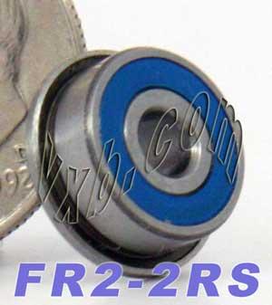 FR2-2RS Flanged Sealed Bearing 1/8" x 3/8" x 5/32" Bearing - Buy Bearings online