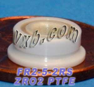 FR2-5-2RS Full Ceramic Flanged Bearing 1/8" x 5/16" x 9/64" ZrO2 - Buy Bearings online