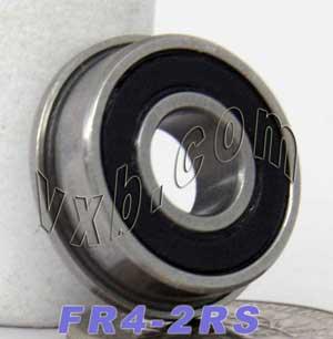 FR4-2RS Flanged Sealed Bearing 1/4" x 5/8" x 0.196" Bearing - Buy Bearings online