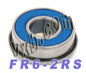 FR6-2RS Flanged Sealed Bearing 3/8" x 7/8" x 9/32" - Miniature - Buy Bearings online