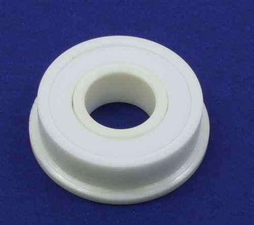 FR6-2RS Full Ceramic Flanged Bearing 3/8" x 7/8" x 9/32" ZrO2 - Buy Bearings online
