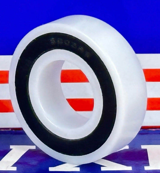 6008-2RS Plastic Bearing - POM - SS316 Stainless Steel Balls - Food Grade - 40x68x15mm - Buy Bearings online