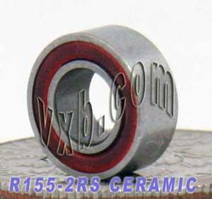 R155-2RS Ceramic Bearing 5/32" x 5/16" x 1/8" Sealed Bearing - Buy Bearings online