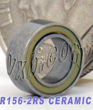 R156-2RS Ceramic Sealed Bearing 3/16" x 5/16" x 1/8" Bearing - Buy Bearings online