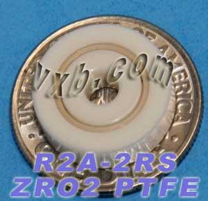 R2A-2RS Full Ceramic Bearing 1/8" x 1/2" x11/64" Miniature Bearing - Buy Bearings online