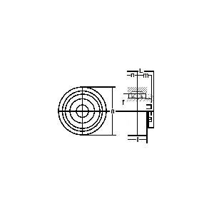 RCSM-16GRR Rubber Cartridge Wide Inner Ring 1" Bearing - Buy Bearings online