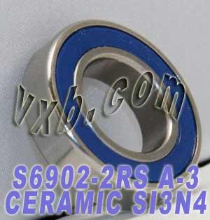 S6902-2RS Ceramic Bearing ABEC-3 Si3N4 Sealed 15x28x7mm Bearing - Buy Bearings online