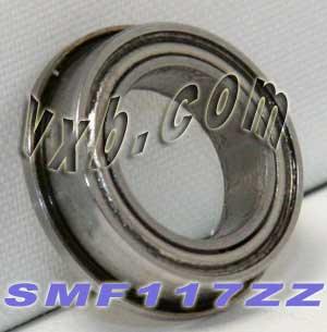 SMF117ZZ Flanged Bearing Shielded Stainless Steel 7x11x3 Bearing - Buy Bearings online