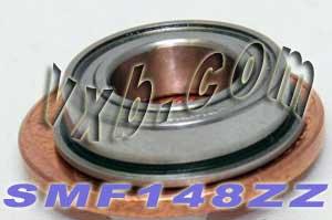 SMF148ZZ Flanged Bearing Shielded Stainless Steel 8x14x4 Bearing - Buy Bearings online