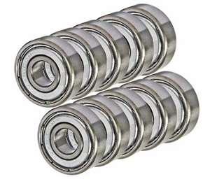 SR8ZZ Bearing 1/2" x 1-1/8" x 5/16" Stainless Steel Shielded Bearing - Buy Bearings online