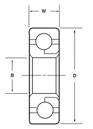 VR88641 Full Complement Bearing 1/2" x 1 9/32" x 5/16" - Buy Bearings online