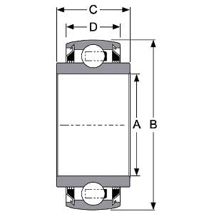 W210PP2 1.938" Round bore Heavy duty Disc Harrow Bearing - Triple Lip Shield - Non-relubricable - Buy Bearings online