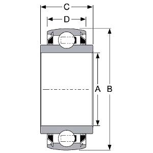 W210PPB9 1.944" Round bore Heavy Duty Disc Harrow Bearing 3-Lip Seals - Buy Bearings online