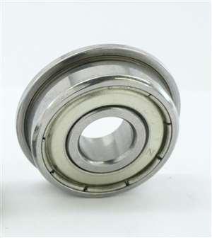 WOBF77 ZZX Flanged Shielded Miniature Bearing 1/8" x 3/8" x 5/32" - Buy Bearings online